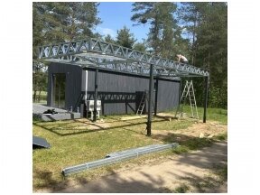 Stoginė - Saules elektrostacija 5.76kW 3500x7720mm - Anykšču rajons, Lietuva